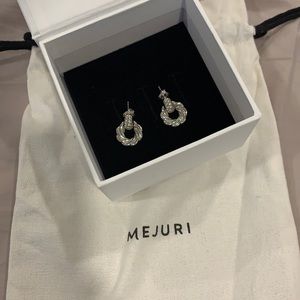 Mejuri silver knocker earrings